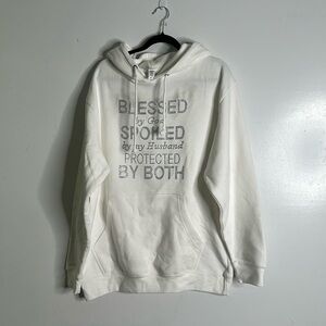 Lane seven white hoodie size large